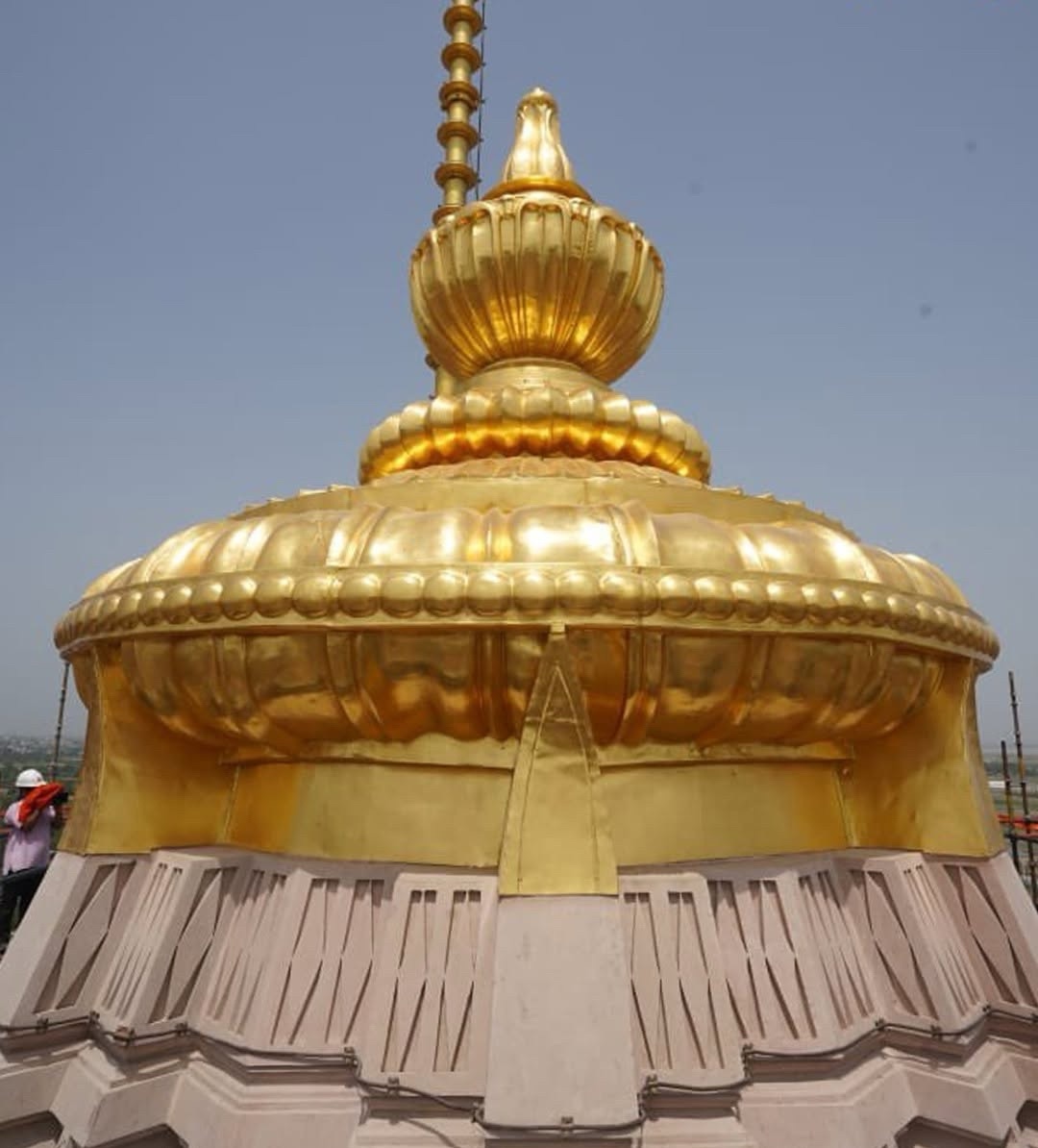 Now the Ram Temple in Ayodhya is shining with gold.